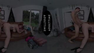 Lauren Phillips cheats with neighbor while husband watches - POV virtual sex with big tits MILF - 11 image