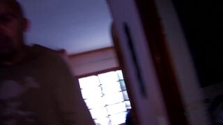 Allya's first time anal: Max Cortes gives her a rough handjob in stockings and lingerie - 1 image