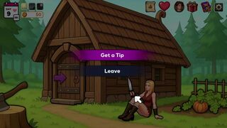 Dane's Porn Game: MILF with Big Tits Plays Hentai Game with Hunk - 1 image