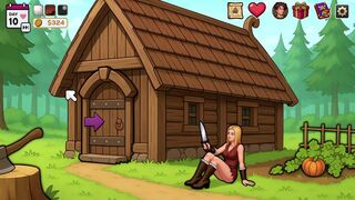 Dane's Porn Game: MILF with Big Tits Plays Hentai Game with Hunk - 11 image