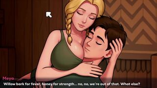 Dane's Porn Game: MILF with Big Tits Plays Hentai Game with Hunk - 13 image