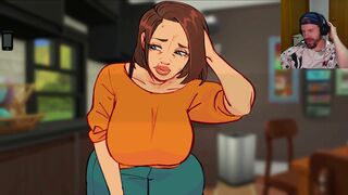 Hot MILF Busters! #1: Gon Kappa gives her a hot shower & cumshot after a steamy handjob - 6 image