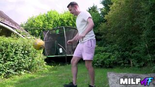 Penny Peaks caught rubbing her pussy & pounded hard from behind by Sam Bourne - 1 image