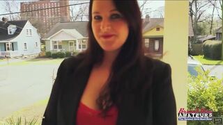 Kylie Shae and Jeff Lacy get wild with cum-swallowing, doggystyle, and reverse cowgirl in POV BJ Messy - 1 image