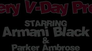 Parker Ambrose & Armani Black take turns riding hard in hot POV action - 1 image