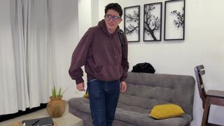 Stepmom Stella Osorio catches stepson with huge tits and curvy body