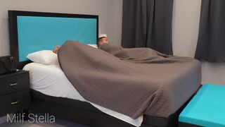 Stepmom Stella and stepson Stefano share bed for a kinky night of taboo fun! - 5 image