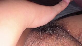 Horny Indonesian MILF with Big Tits fingering her hairy pussy in Indonesian Porn - 11 image