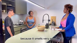 Watch Danisha Milf's Boss Can't Resist Her Massive Tits and Muscular Body! - 2 image