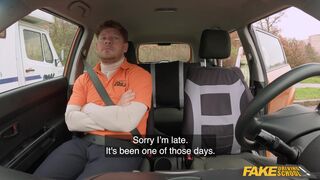 Erin Moore & Michael Fly teach you how to drive like a British MILF - Sexy Stories & Hard Fucking!