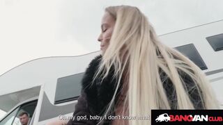 Jennifer Mendez & Charlie Dean bang Czech coquette in a car ride - 3 image