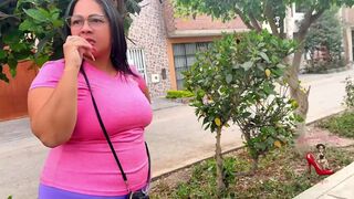 Chocolatito Cock & Licenciada Angiemilf50 do yoga with trainer in her room - 1 image