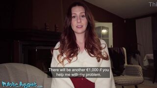 Erin Moore takes a hard POV pounding from a hung stranger & gets a warm creampie