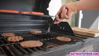 Sage Roux and her stepson indulge in hot MILF roleplay with a sausage-filled night out - 5 image