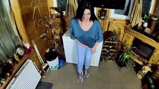 MilfyCalla's hot cameltoe blowjob and juicy puffy jean preview - dirty talk and ass play included! - 4 image