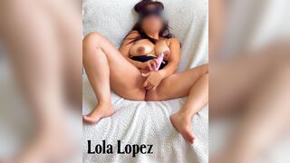 Watch curvy Lola Lopez caught fingering herself and get brutally drilled in homemade video - 14 image
