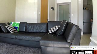 Stevens Hard bangs Scarlet's ebony ass for real - POV homemade reality video - 1 image