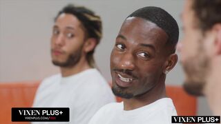 Sienna Rae's tight holes get stretched by BBCs in wild interracial DP action - 3 image