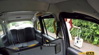 Petite milf Jennifer Keelings bounces on Antonio Black's BBC in taxi cab - 1 image
