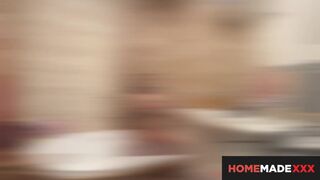Ria Sunn's steamy homemade sex tape: perfect tits, round ass, pawg, living room, and more! - 1 image