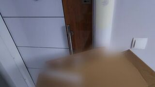 Curvy MILF Emily1999999 gives a mind-blowing tip to delivery guy with her amazing body - 1 image