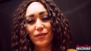 Watch Lexxie Lee dominate with her big tits & thick dildo in intense POV cumshot - 6 image