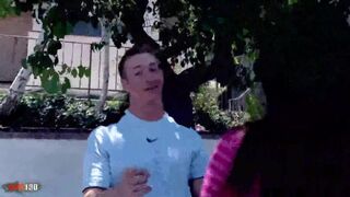 Curvy MILFs TJ Cummings & Rucca Page get wild in a stranded hookup with facial cumshots - 3 image