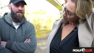 Jonny Oblong & Kathy Deep have a wild outdoor MILF affair in Pickup Club - 3 image