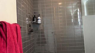 Krystal Davis & Andres Acosta's steamy behind-the-scenes interview with a wet and wild shower session! - 6 image