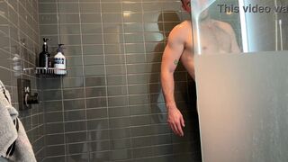 Krystal Davis & Andres Acosta's steamy behind-the-scenes interview with a wet and wild shower session! - 7 image