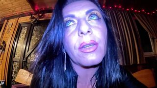 MilfyCalla's curvy body dominates & teases in black leather - 12 image