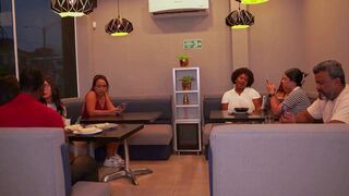 Celeste Alba, Jean Paul, Escarli, Sarah Black, Kataleya Gil & Alicia MILF get wild in public eatery - 4 image