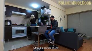 Curvy Latina MILF Andreina Fonseca takes on her boyfriend's BFF's monster cock in rough bareback action - 1 image