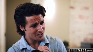 Teen Turned On By Threesome with MILF Katie Morgan and Her Date