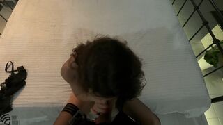 Fucked a prostitute without a condom and finished in her pussy