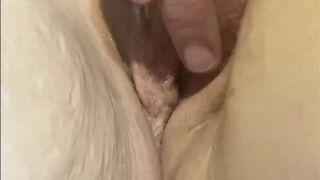 Sexy wife rubbing her clit hard to great orgasm - 13 image