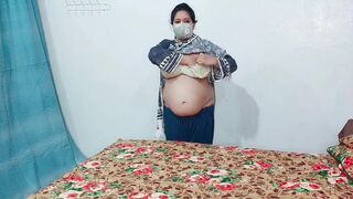 Desi Hindi Aunty Mastrubation with Marital-Device - 2 image