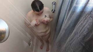Chubby Married Cheating MILF Wife Showers For Her Boyfriend - 7 image