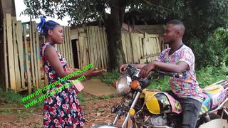 the mboa motorcycle taxi driver with his client in the undergrowth of the village. exclusivity on xvideos - 5 image