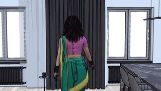 Desi Step Mom aur step son ki chudayi Hindi Sex Video - 5 image