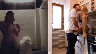 Three-Some Cheating With My Step Sister And Femdom-Goddess 4k