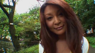 Japanese Asian shy mother is persuaded to have sex with several sick guys - 2 image