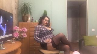 BoobsJob ,Blowjob,FootJob,Pussy fuck ,Toy riding ,Roleplay,Intence orgasm show from curvy milf! - 2 image