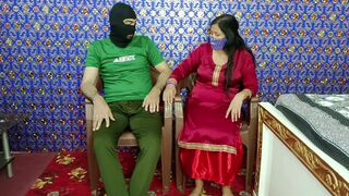 Indian Desi Aunty Caught My Dick and Sucking It in Waiting Room - 2 image