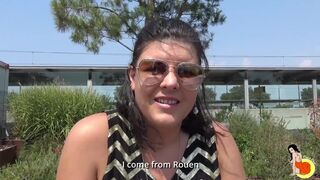 Big booty brunette having a hot fuck outdoor - 2 image