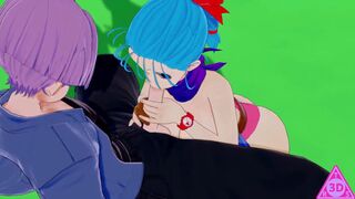 KOIKATSU Trunks Bulma Dragon Ball, have sex blowjob handjob and cumshot uncensored... Thereal3dstories - 15 image