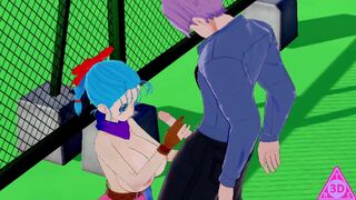 KOIKATSU Trunks Bulma Dragon Ball, have sex blowjob handjob and cumshot uncensored... Thereal3dstories