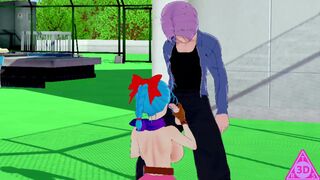 KOIKATSU Trunks Bulma Dragon Ball, have sex blowjob handjob and cumshot uncensored... Thereal3dstories
