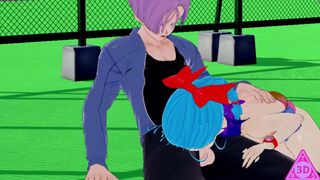KOIKATSU Trunks Bulma Dragon Ball, have sex blowjob handjob and cumshot uncensored... Thereal3dstories
