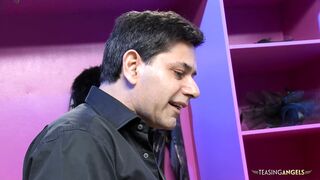 Sexy looking blonde chicks love screwing with the same guy